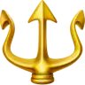 สัญลักษณ์ตรีศูล Emoji 🔱 image - Apple style