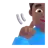 Deaf Man: Medium-Dark Skin Tone