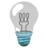 Emoji Lampadina elettrica 💡 image - Google Noto Color Animated style