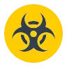 Biohazard Emoji ☣ image - Tossface style