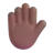 Raised Hand: Medium-Dark Skin Tone