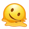 ใบหน้าละลาย Emoji 🫠 image - Telegram style