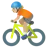 Person Biking: Medium-Light Skin Tone