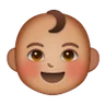 Baby: Medium Skin Tone Emoji 👶🏽 image - Samsung style