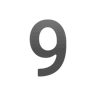 Digit Nine 9 image - Google Noto Color style