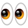 Eyes Emoji 👀 image - WhatsApp style