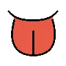 Tongue Emoji 👅 image - OpenMoji style