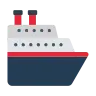 Emoji Navele de pasageri 🛳 image - Tossface style