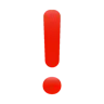 Emoji Simbolo del punto esclamativo pesante ❗ image - WhatsApp style
