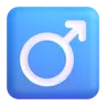 Erkek işareti Emoji ♂ image - Microsoft 3D Fluent style