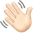 Waving Hand: Light Skin Tone