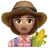 Woman Farmer: Medium Skin Tone