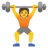 Person Lifting Weights