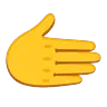 Rightwards Hand Emoji 🫱 image - Google Noto Color Animated style