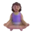 Woman In Lotus Position: Medium Skin Tone