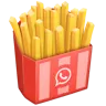 Emoji Patatine fritte 🍟 image - WhatsApp style