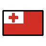 Flag: Tonga Emoji 🇹🇴 image - OpenMoji style