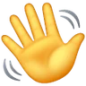Waving Hand Emoji 👋 image - Samsung style