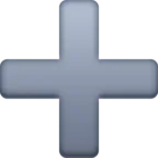 Signe plus gras Emoji ➕ image - Facebook Meta style