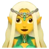 Woman Elf Emoji 🧝‍♀️ image - Apple style