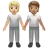 People Holding Hands: Medium-Light Skin Tone, Medium Skin Tone