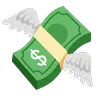 เงินกับปีก Emoji 💸 image - Google Noto Color Animated style