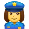 Woman Police Officer Emoji 👮‍♀️ image - Samsung style
