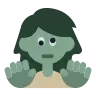 Woman Zombie Emoji 🧟‍♀️ image - Tossface style