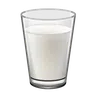 Szklanka mleka Emoji 🥛 image - Telegram style