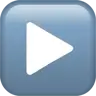 Play Button Emoji ▶ image - Apple style