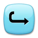 Left Arrow Curving Right