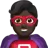 Man Superhero: Dark Skin Tone