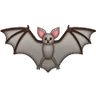 Chauve souris Emoji 🦇 image - Samsung style