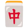 Mahjong Çini Kırmızı Ejderha Emoji 🀄 image - Google Noto Color style