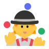 Woman Juggling Emoji 🤹‍♀️ image - Tossface style