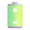 แบตเตอรี่ Emoji 🔋 image - Microsoft 3D Fluent style