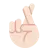 Crossed Fingers: Light Skin Tone