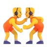 Emoji lottatori 🤼 image - Microsoft 3D Fluent style