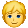คนที่มีผมสีบลอนด์ Emoji 👱 image - Samsung style