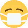 ใบหน้าด้วยหน้ากากทางการแพทย์ Emoji 😷 image - Twitter / X (Twemoji) style