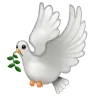 Colombe de la paix Emoji 🕊 image - WhatsApp style