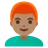 Man: Medium Skin Tone, Red Hair