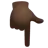 Backhand Index Pointing Down: Dark Skin Tone