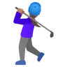 Woman Golfing: Medium Skin Tone Emoji 🏌🏽‍♀️ image - Google Noto Color style