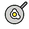 การปรุงอาหาร Emoji 🍳 image - OpenMoji style