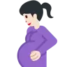 Pregnant Woman: Light Skin Tone Emoji 🤰🏻 image - Twitter / X (Twemoji) style