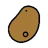 มันฝรั่ง Emoji 🥔 image - OpenMoji style