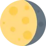 สัญลักษณ์ดวงจันทร์ Gibbous Emoji 🌖 image - Twitter / X (Twemoji) style