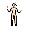 Woman Juggling: Light Skin Tone Emoji 🤹🏻‍♀️ image - OpenMoji style
