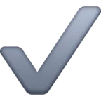 Schweres Häkchen Emoji ✔ image - Facebook Meta style